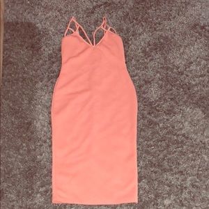 Missguided strappy midi dress